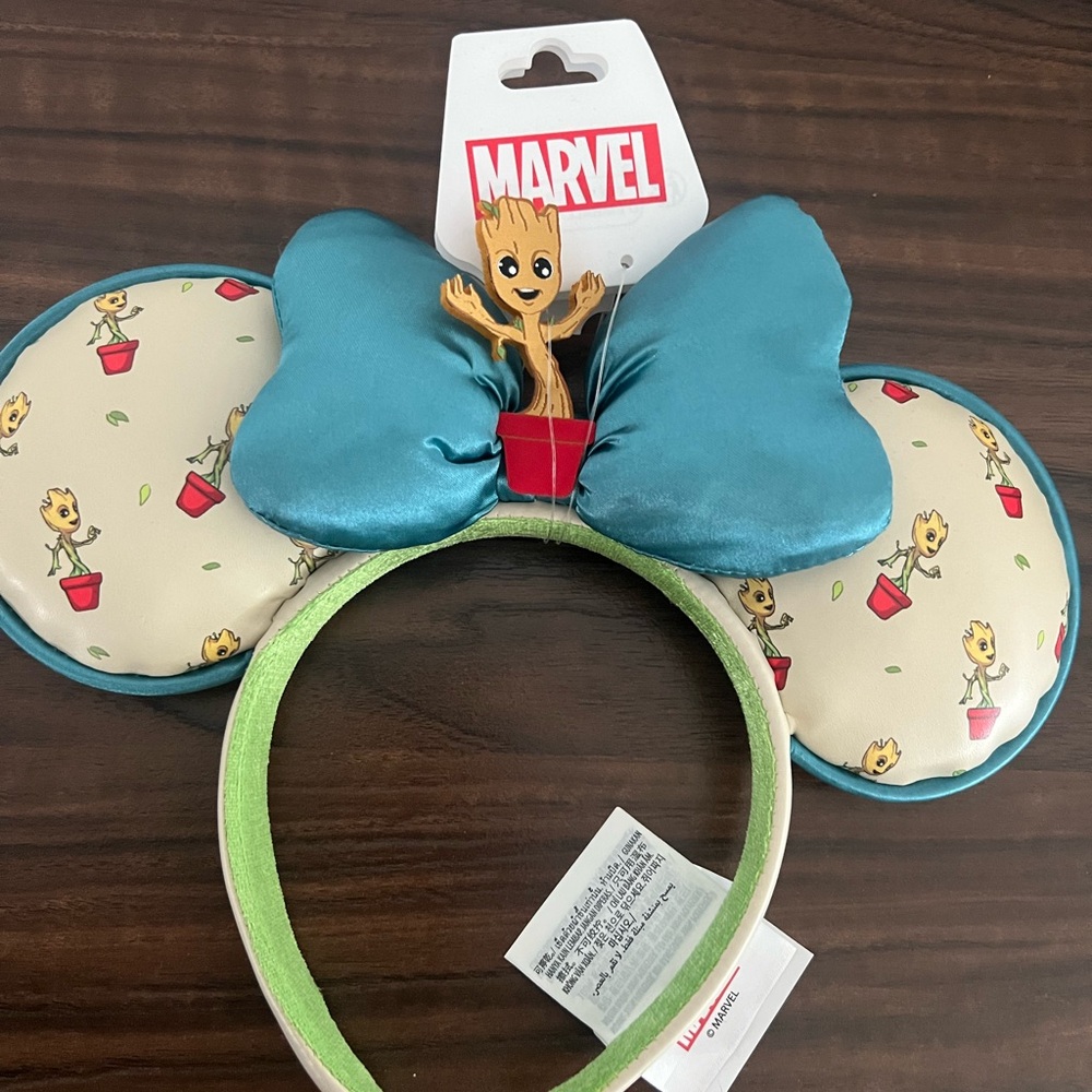 Marvel Groot Headband with Blue and Green Accents